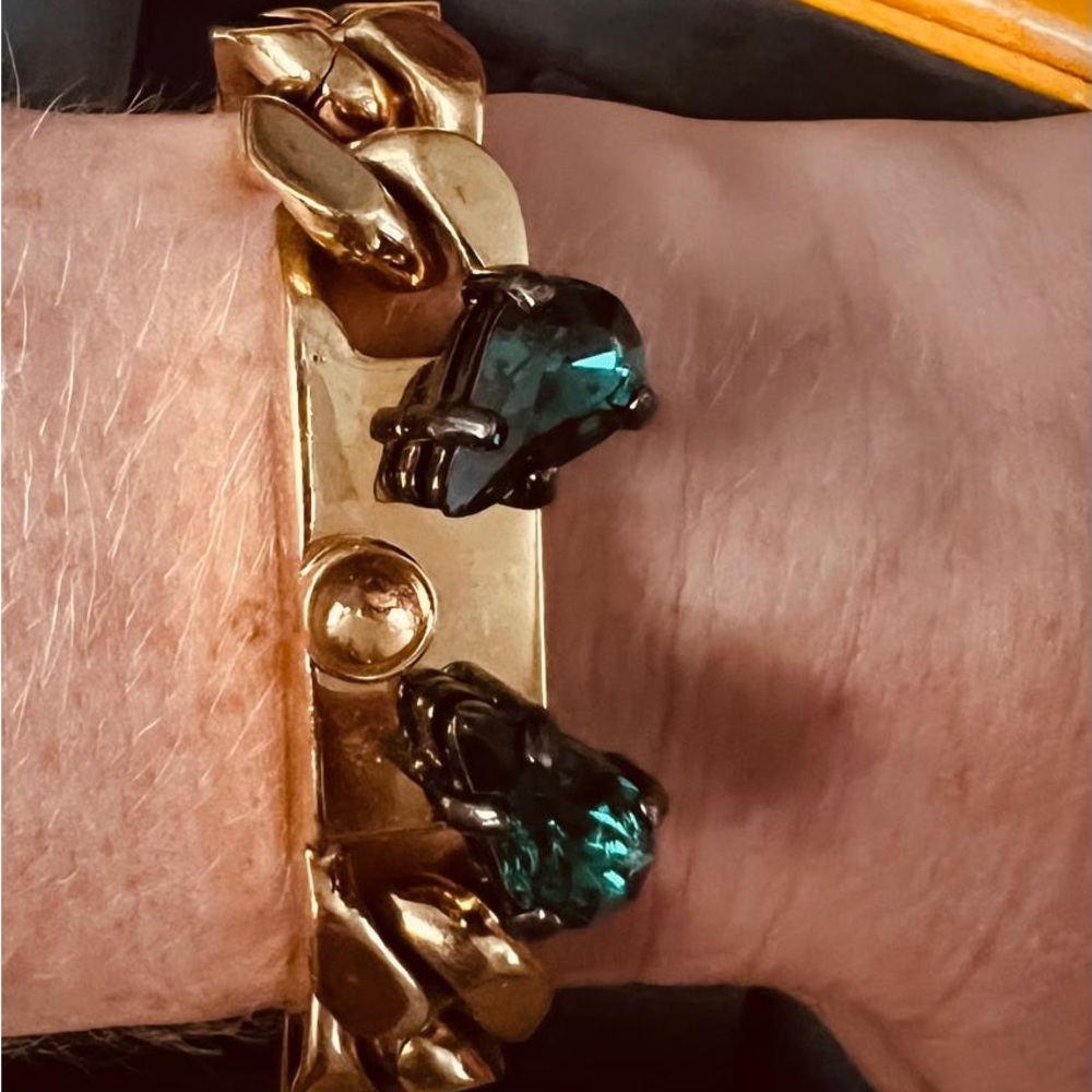 FENDI - BRACCIALLE MONSTER METALLO/PERLA